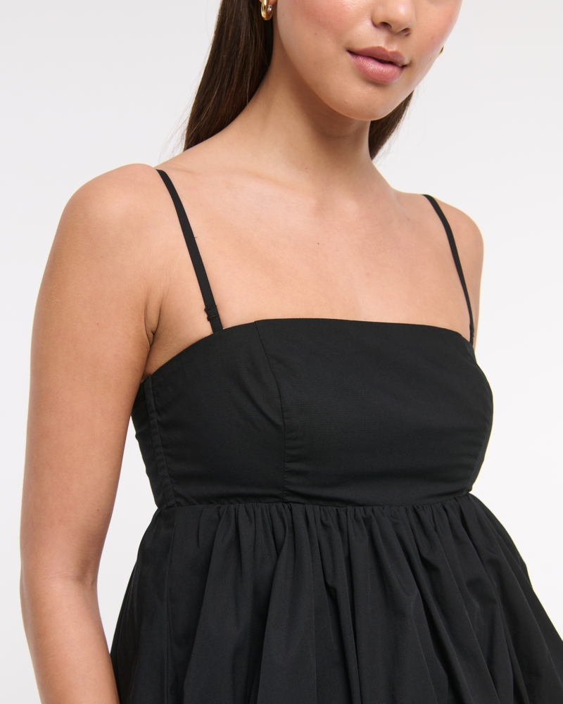 Strapless Bubble Hem Top 상세 이미지 3