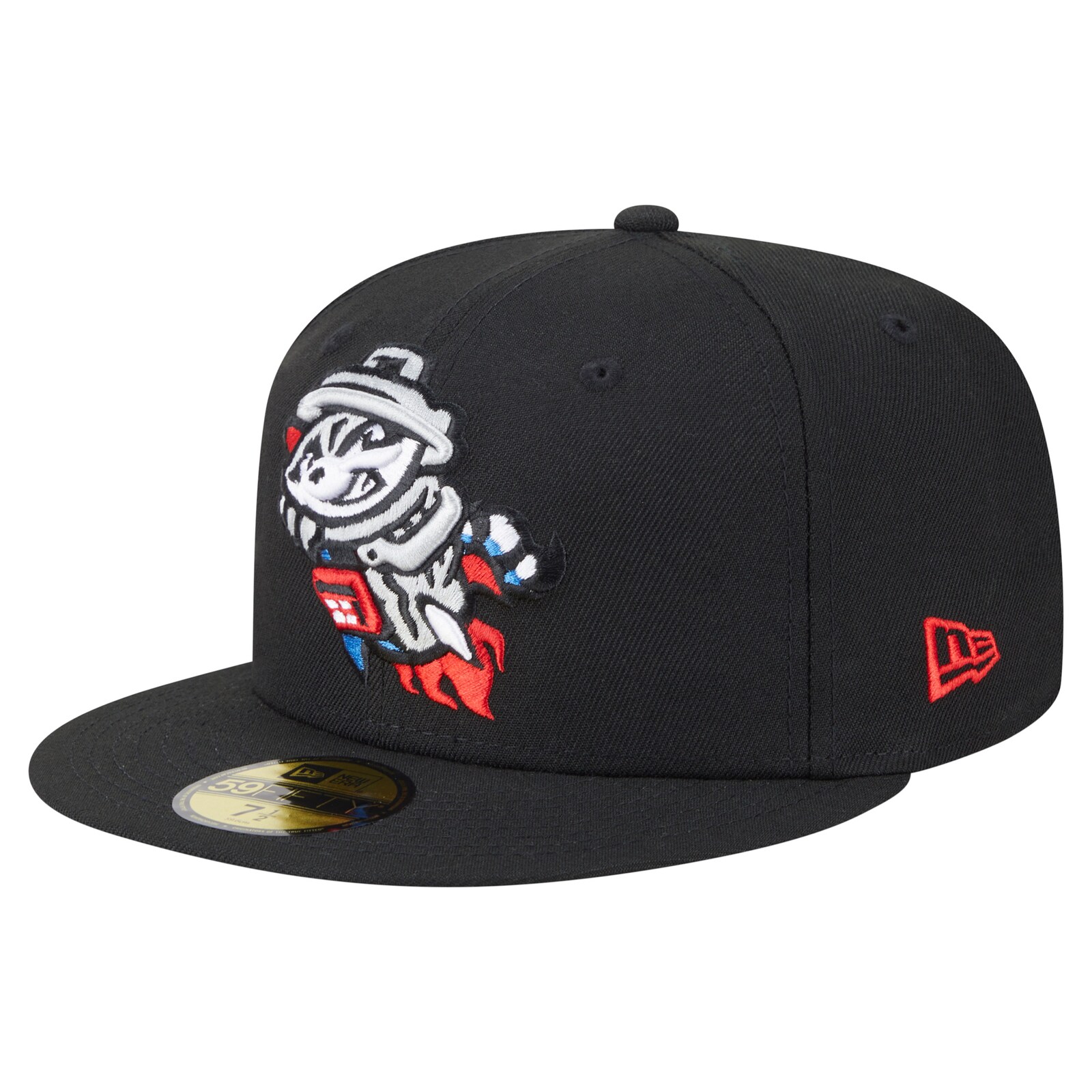 남성용 Rocket City Trash Pandas Authentic Collection 59FIFTY 피티드 모자 상세 이미지 2
