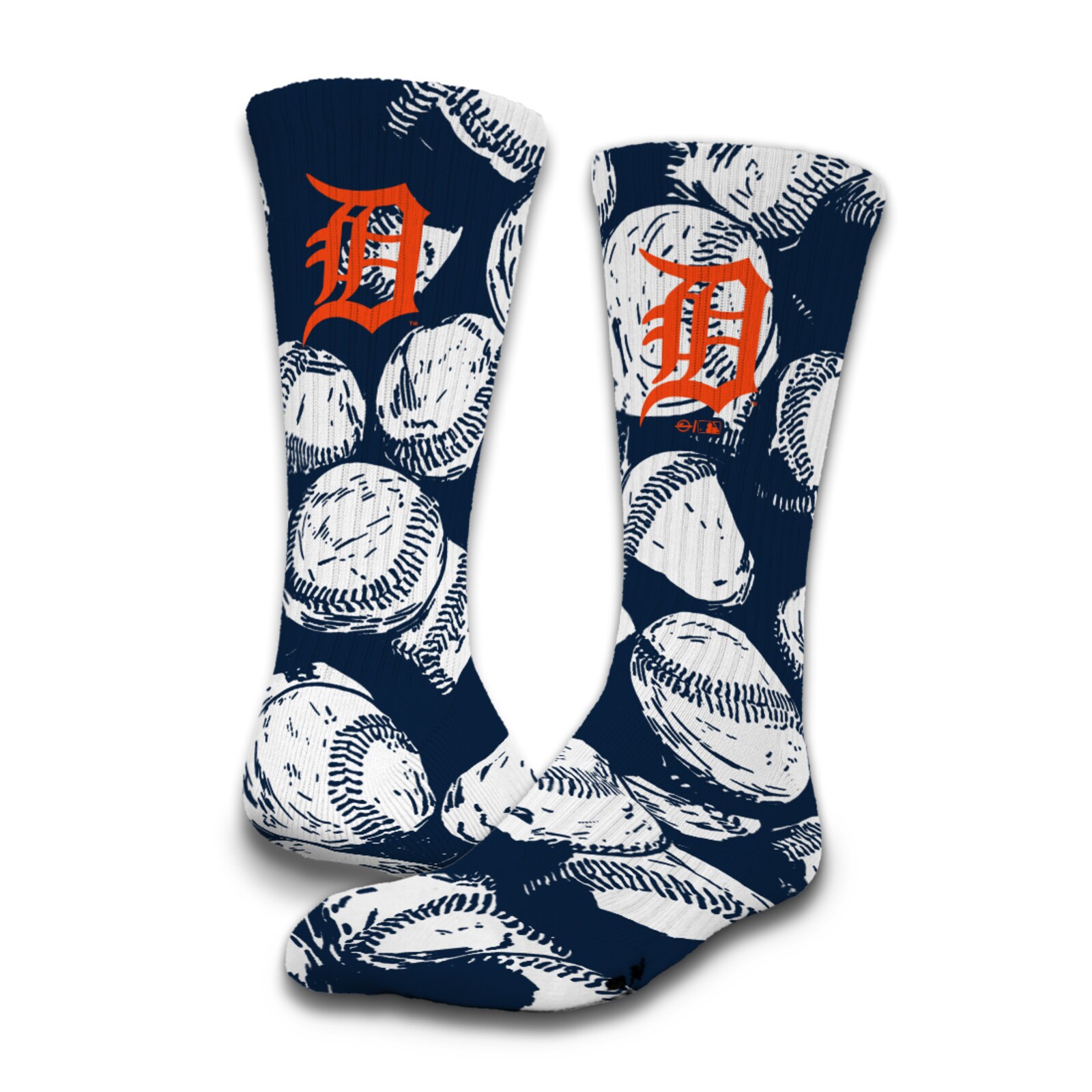 Detroit Tigers ISlide 3팩 라이프스타일 크루 양말 세트 상세 이미지 5
