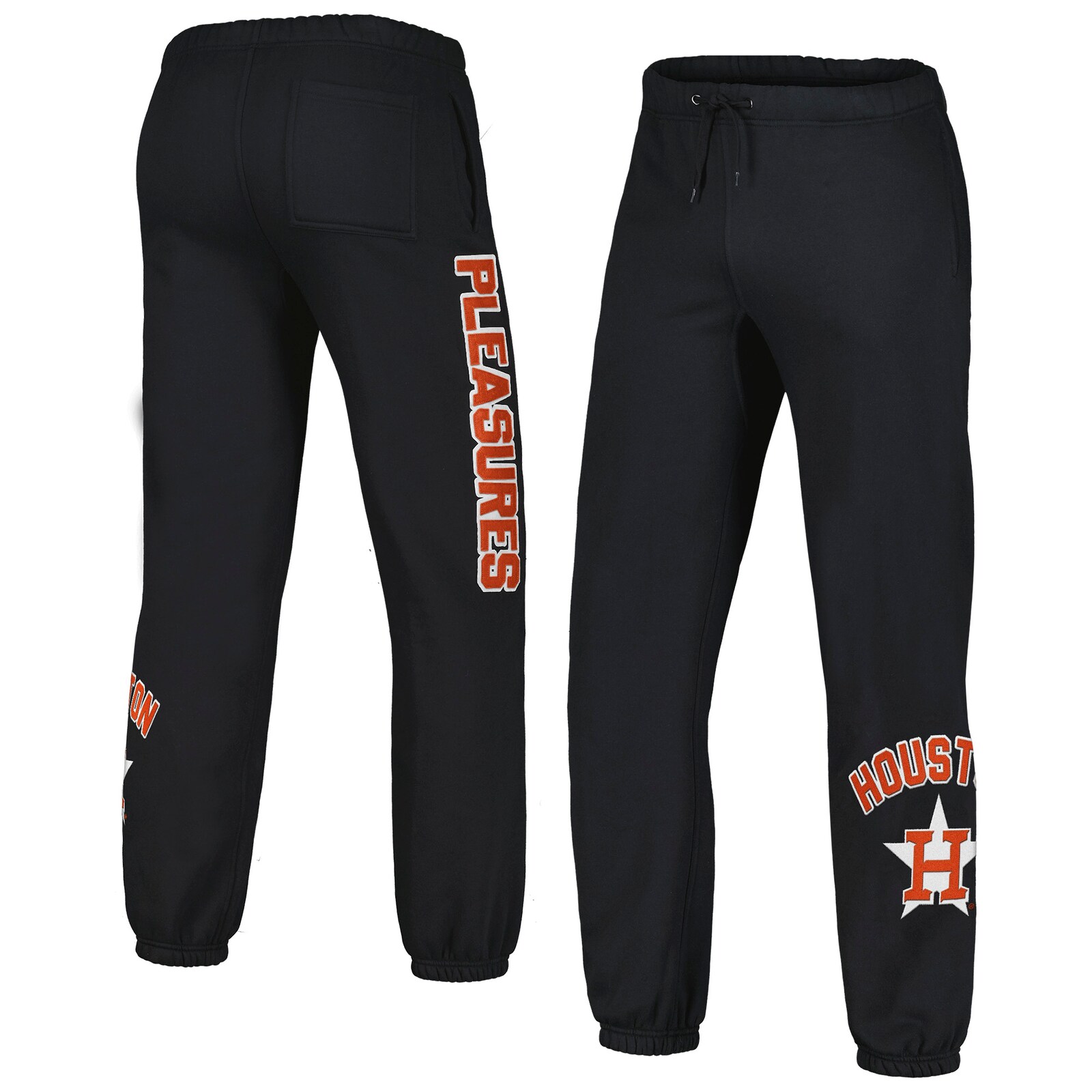 남성용 Houston Astros PLEASURES 블랙 Opening Day 스웨트팬츠