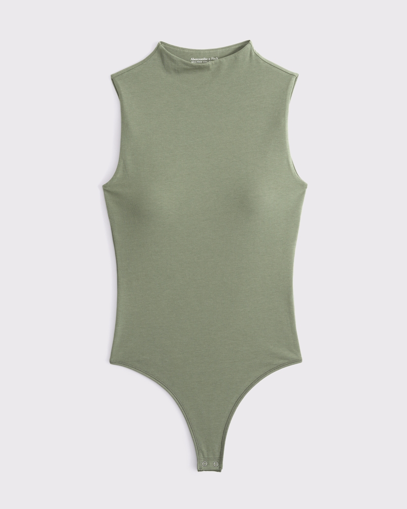 Bra-Free Mockneck Bodysuit 상세 이미지 5