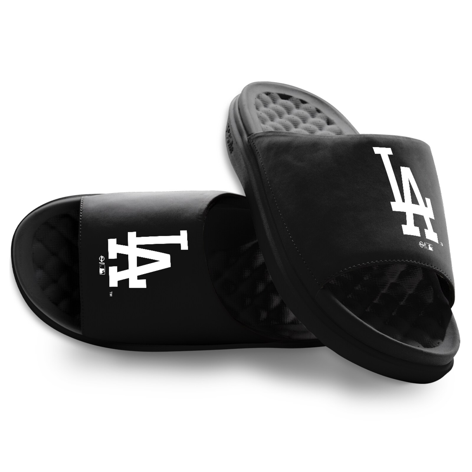 아동용 Los Angeles Dodgers ISlide 블랙 Alternate Motive 슬라이드 샌들 상세 이미지 2