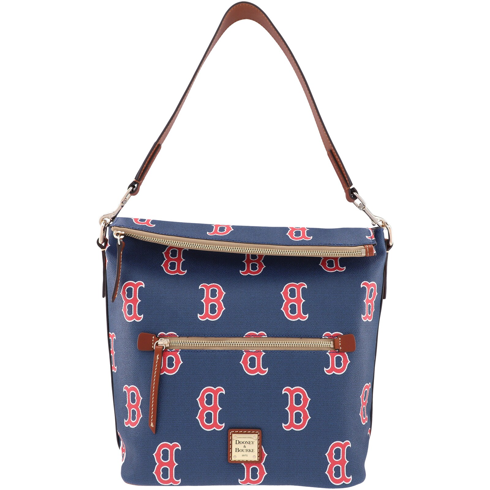 Boston Red Sox Dooney & Bourke 스포티 모노그램 라지 지갑 상세 이미지 2