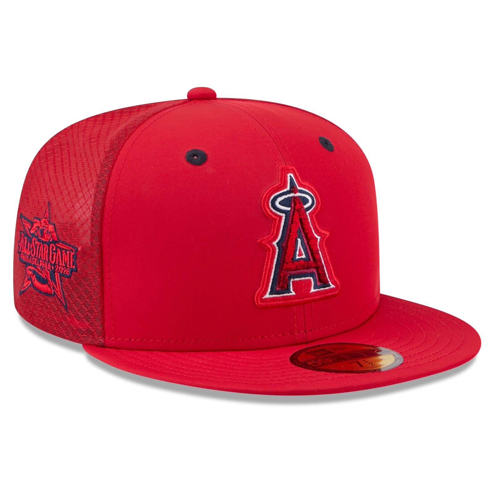 남성용 Los Angeles Angels New Era 레드 2026 MLB 올스타전 워크아웃 59FIFTY 피티드 모자