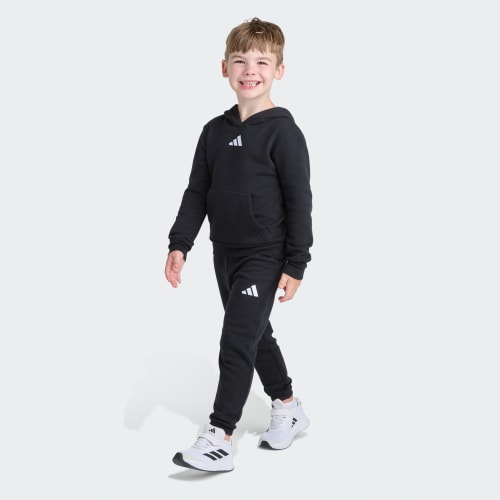 2-Piece Long Sleeve Fleece Pullover & Jogger Set 상세 이미지 3