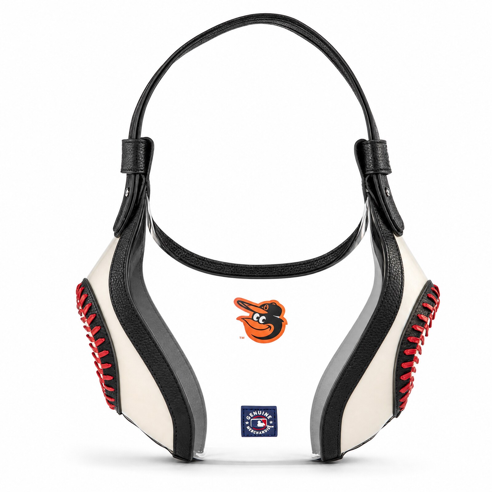 Baltimore Orioles Montana West 클리어 슬라우치 숄더백 상세 이미지 3