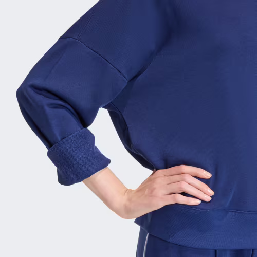 Seasonal Essentials Colorpop Sweatshirt with Embroidered Graphic 상세 이미지 7
