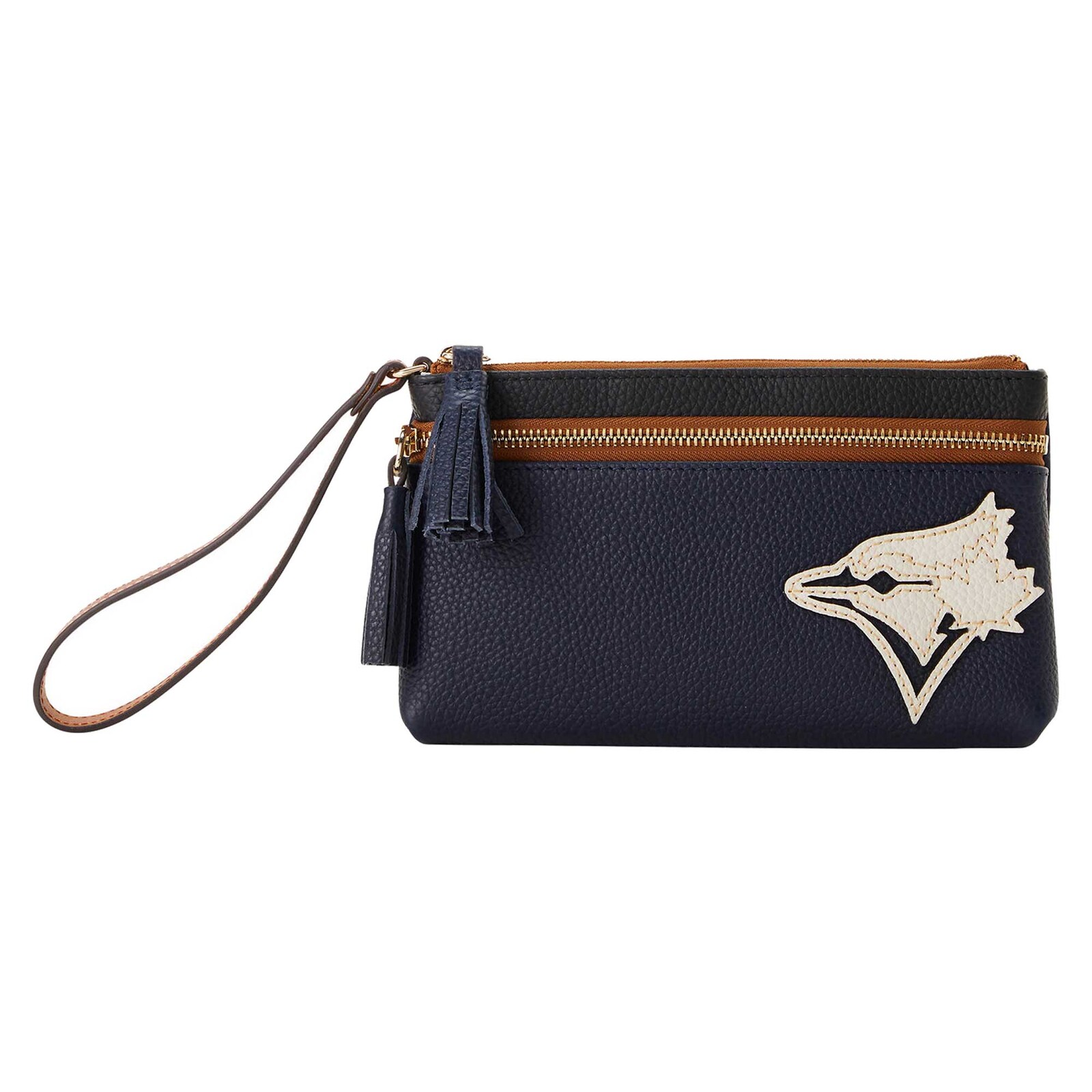 Toronto Blue Jays Dooney & Bourke Infield 더블 지퍼 손목지갑 상세 이미지 5