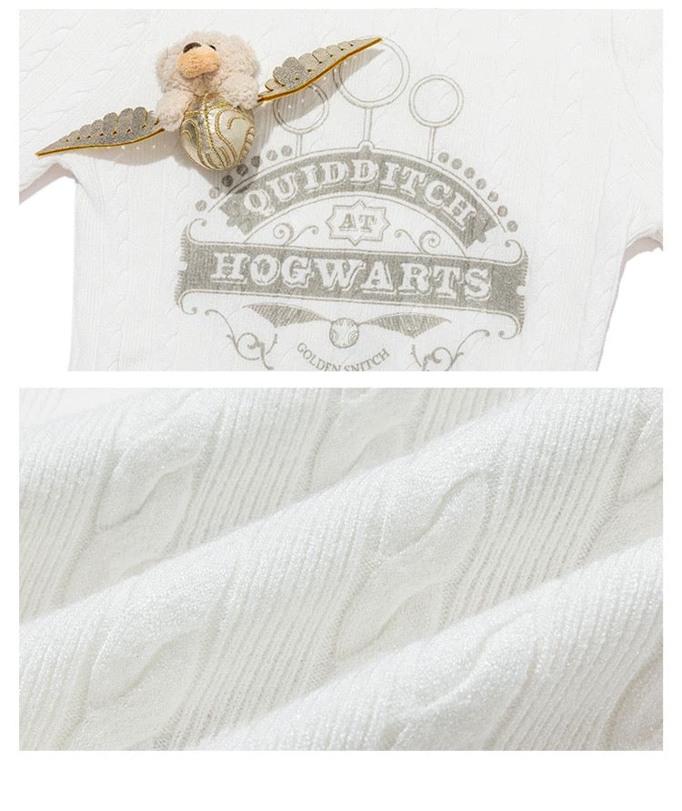 Harry Potter × 13DE MARZO 퀴디치 베어 하이넥 스웨터 상세 이미지 5