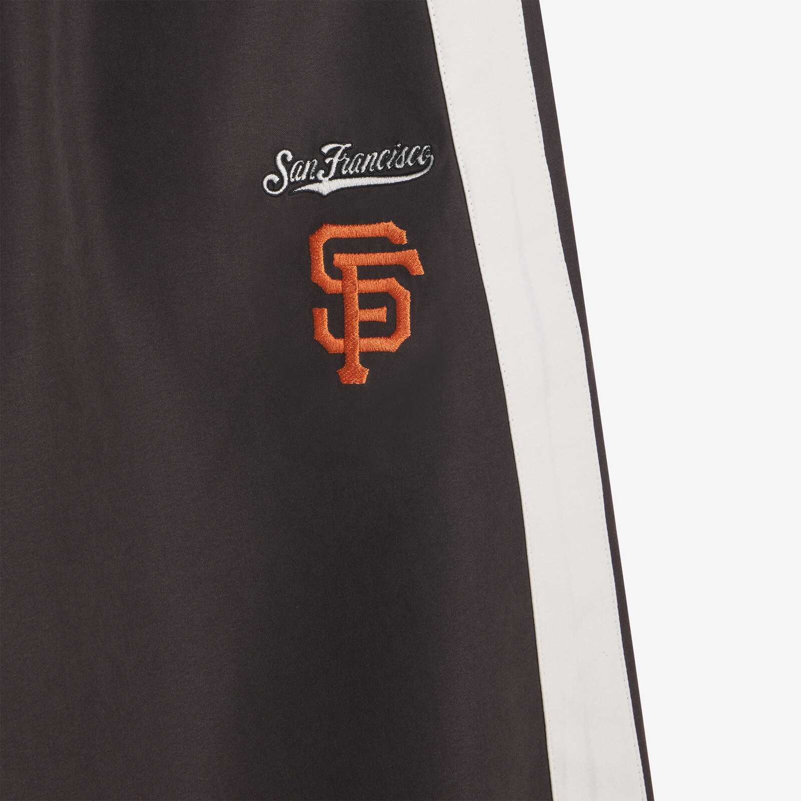 여성용 San Francisco Giants Off Season x MLB 블랙 경량 트랙 팬츠 상세 이미지 4