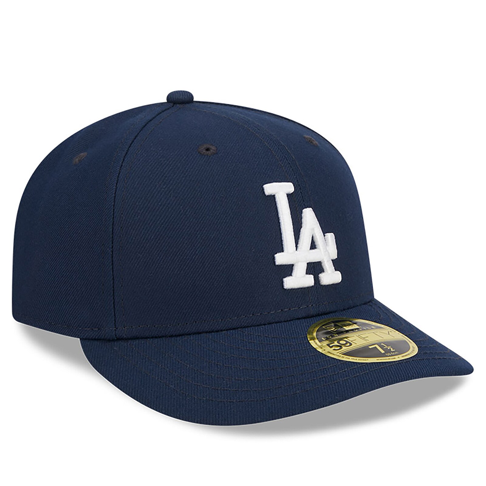 남성용 Los Angeles Dodgers New Era 네이비 Oceanside 로우 프로파일 59FIFTY 피티드 모자 상세 이미지 4