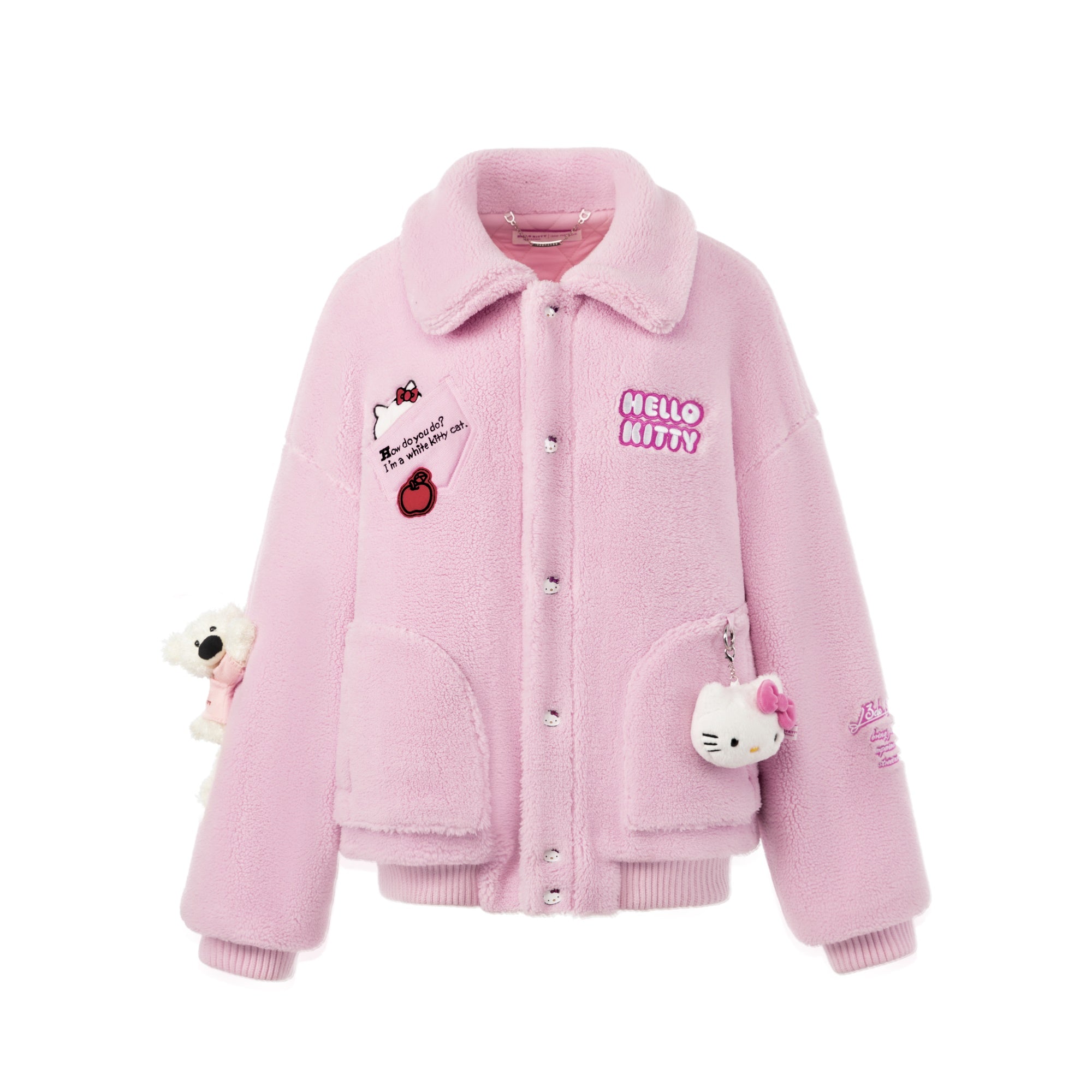 Hello Kitty 곰 플리스 코트