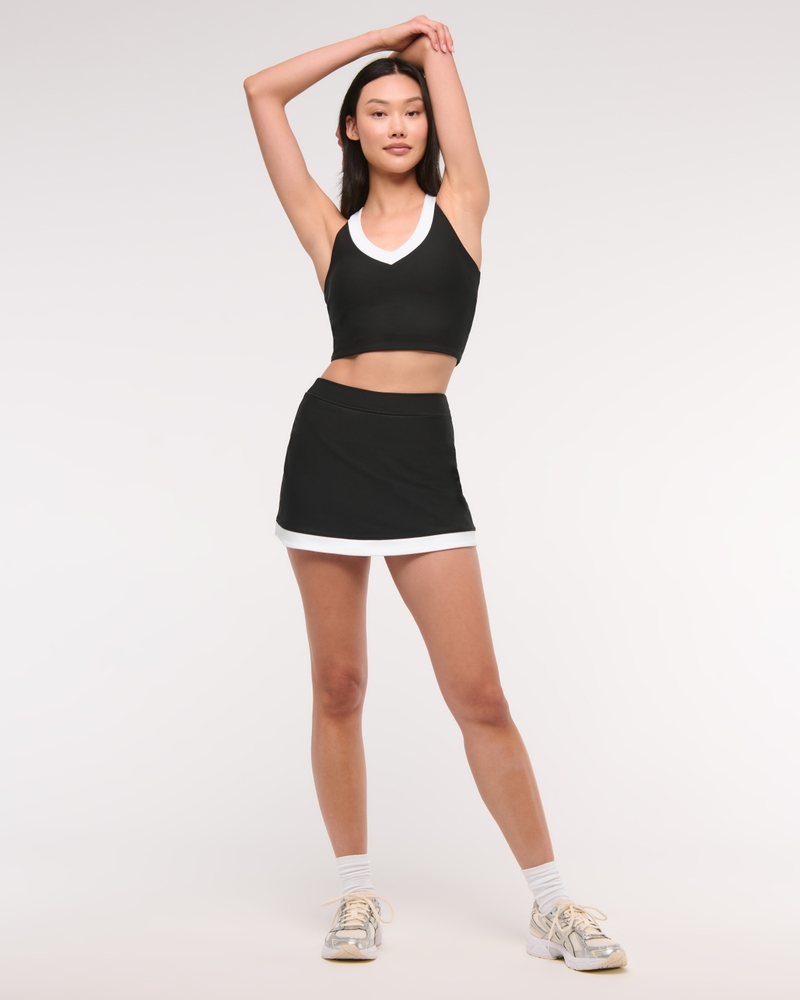 YPB sculptLUX Lined Clean Mini Skirt 상세 이미지 2