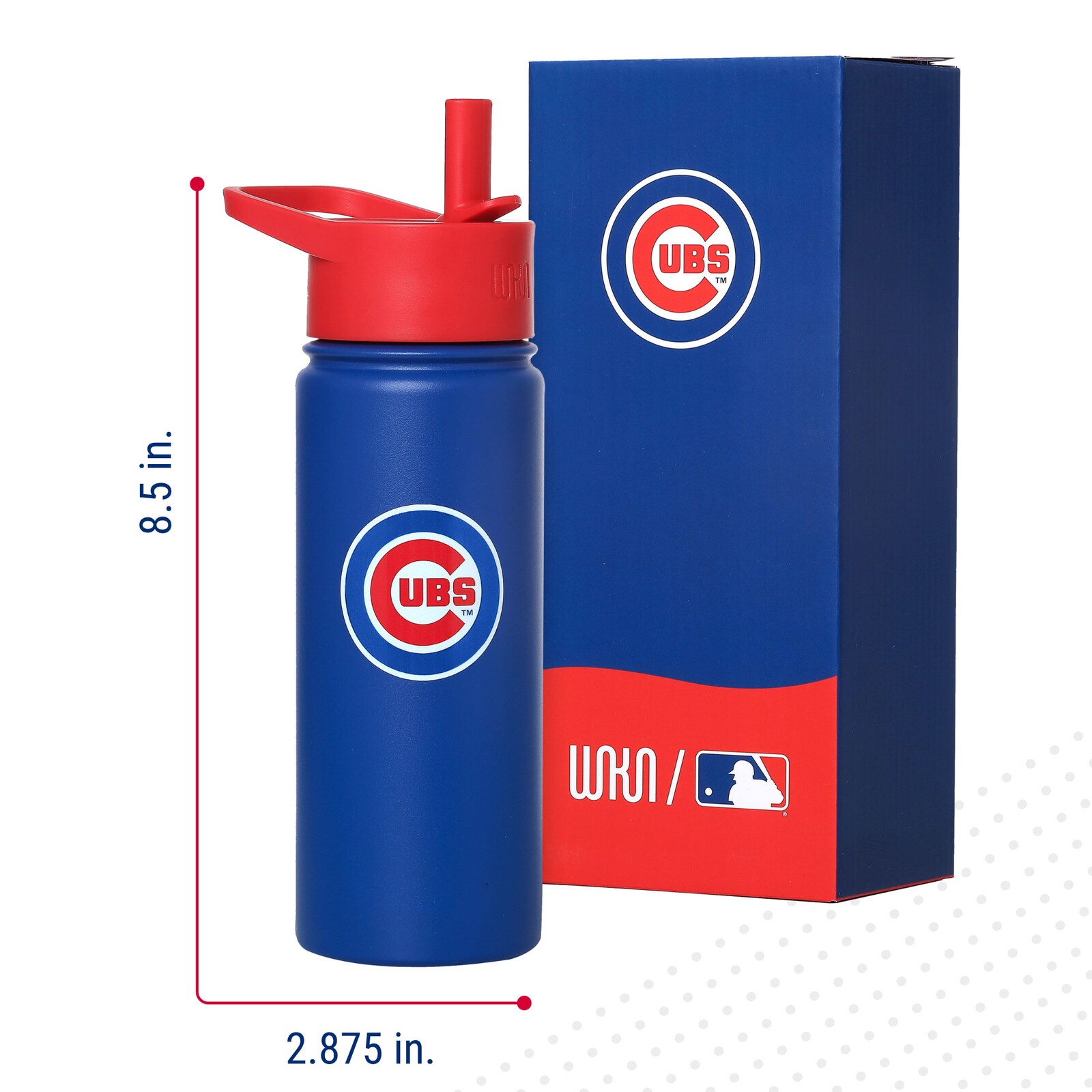 Chicago Cubs Wildkin 18온스 물병 & 런치 박스 세트 상세 이미지 7