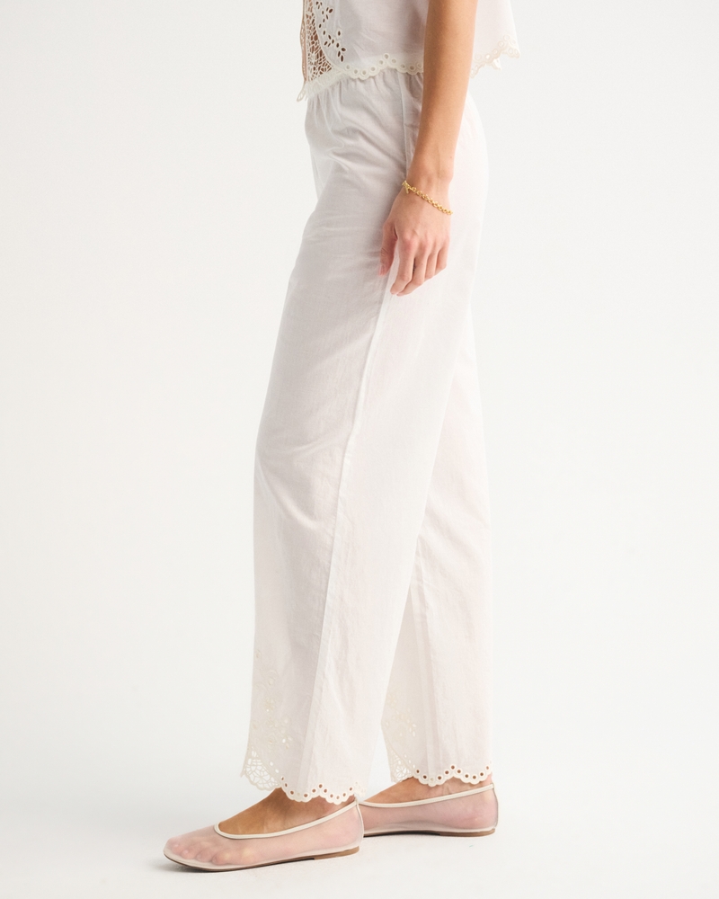Embroidered Cutwork Sleep Pant 상세 이미지 5