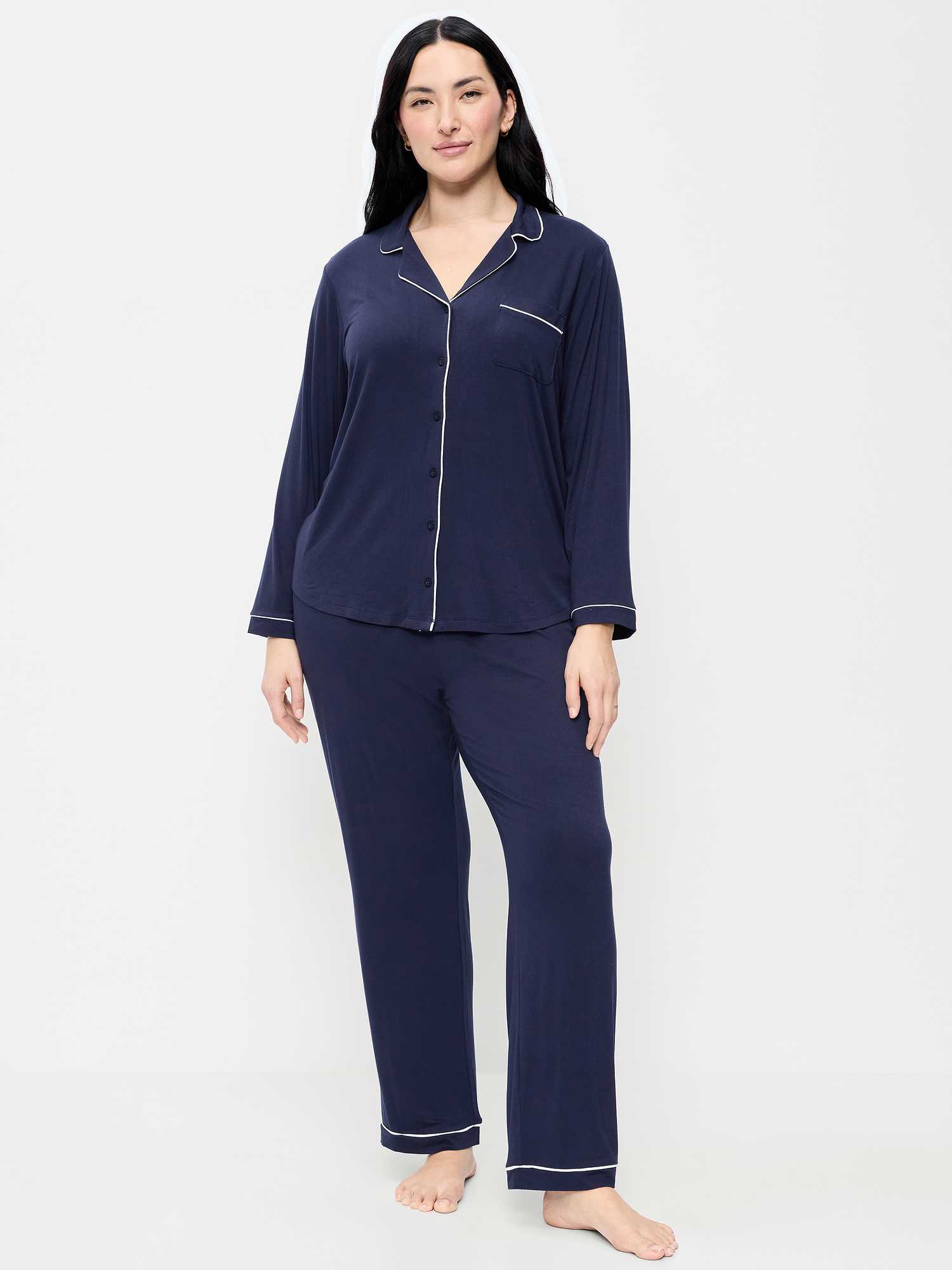 Sunday Sleep Knit Jersey Pant Set 상세 이미지 5