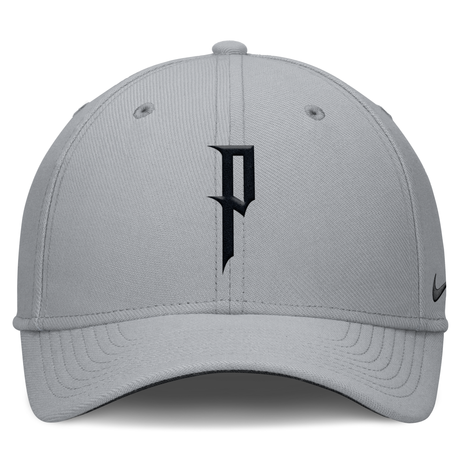 남성용 Pittsburgh Pirates Nike 그레이 2026 City Connect Rise Dri-FIT Flex 모자 상세 이미지 3