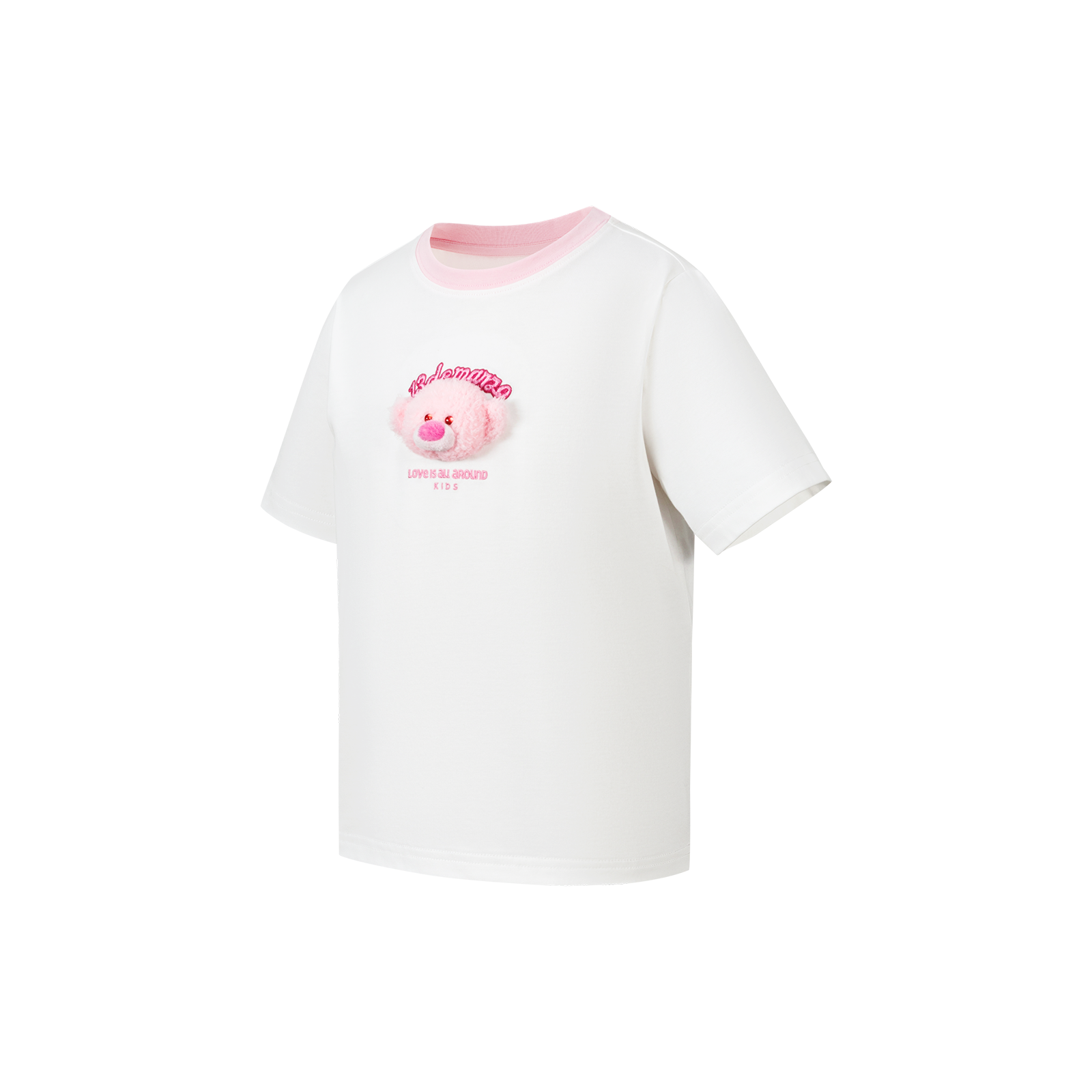 BabyBear 라운드넥 티셔츠 화이트 상세 이미지 5