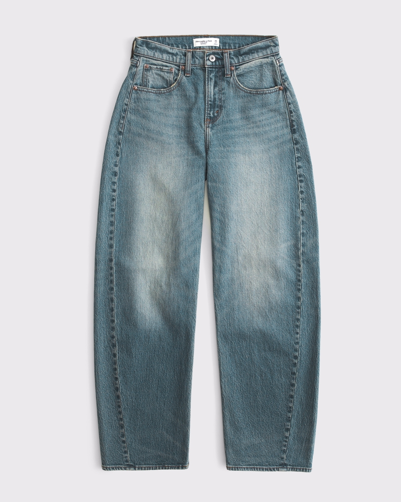 Curve Love High Rise Barrel Jean 상세 이미지 6