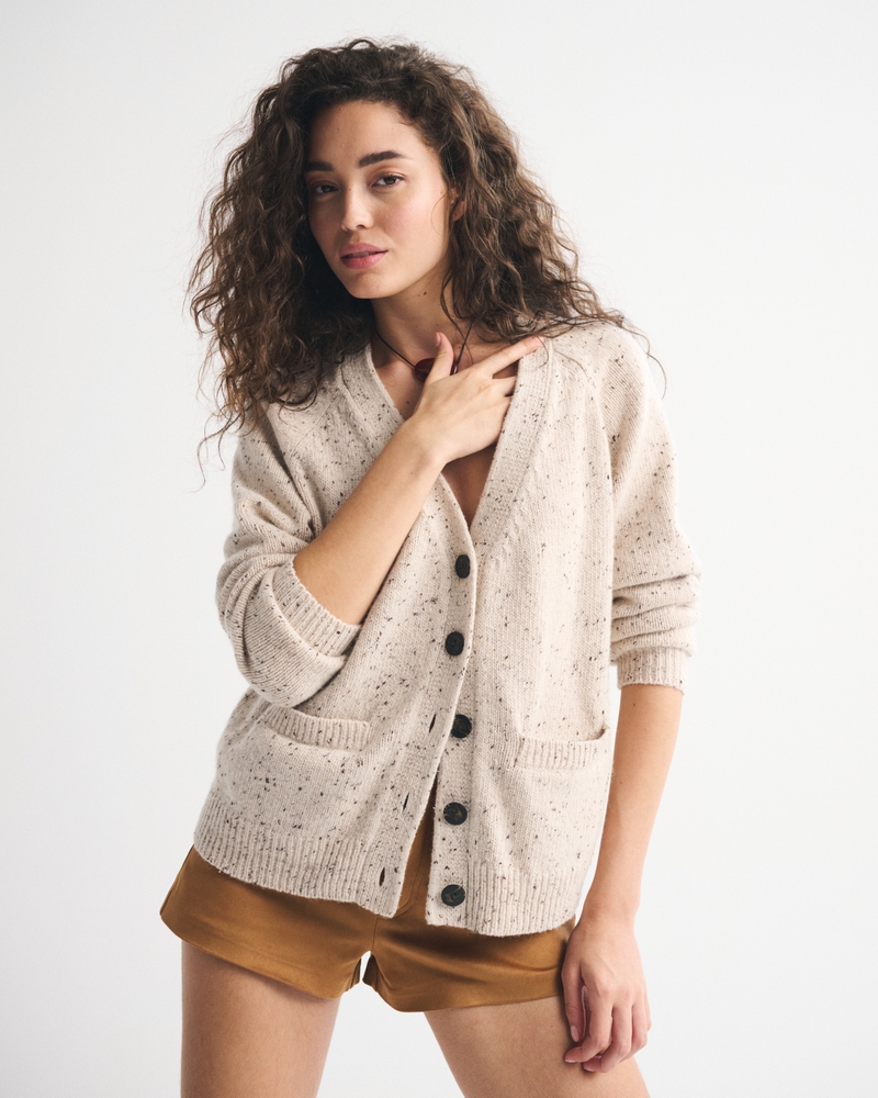 Dad V-Neck Cardigan 상세 이미지 2