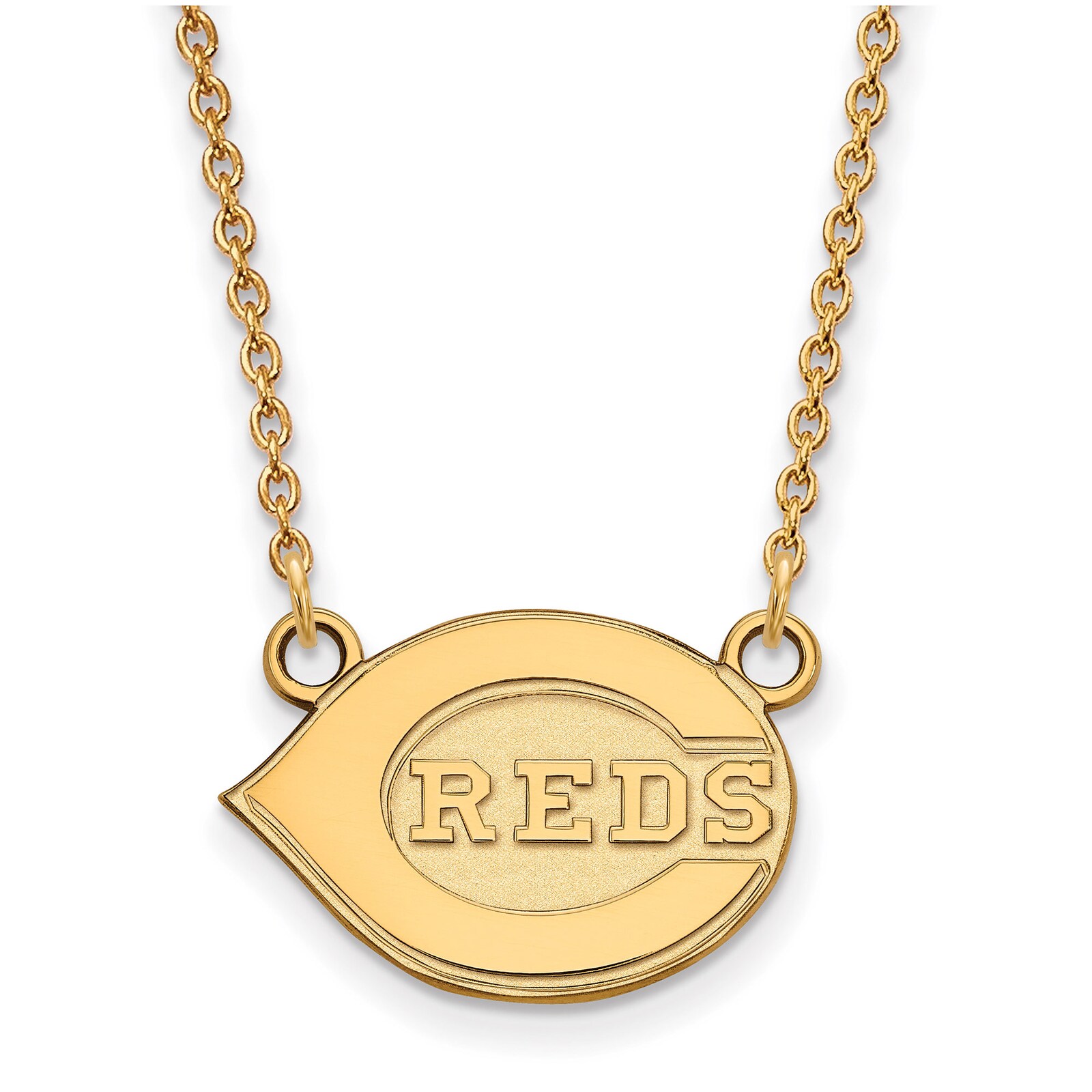 여성용 Cincinnati Reds 골드 도금 스몰 펜던트 상세 이미지 3