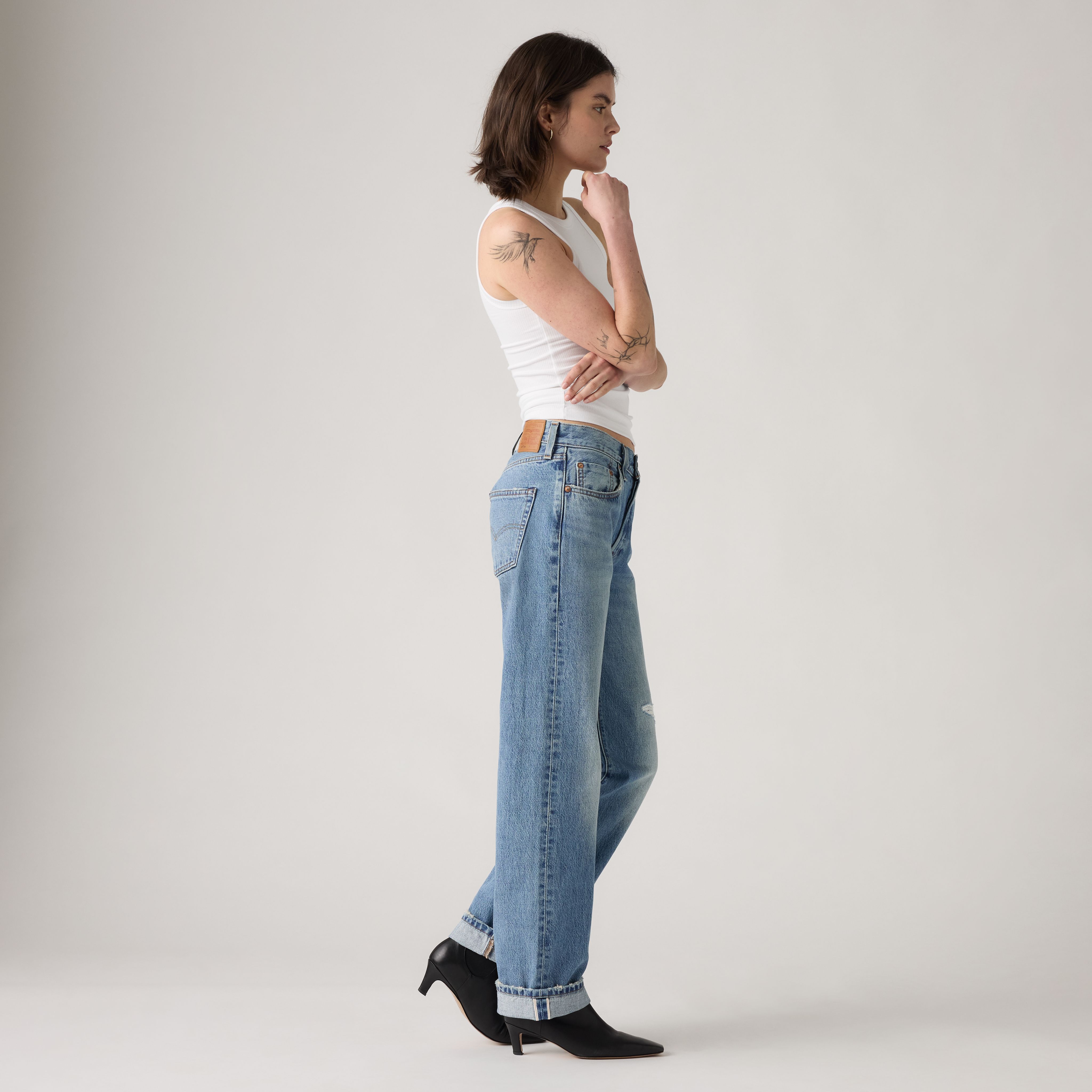 501® '90s 셀비지 여성용 청바지 상세 이미지 4
