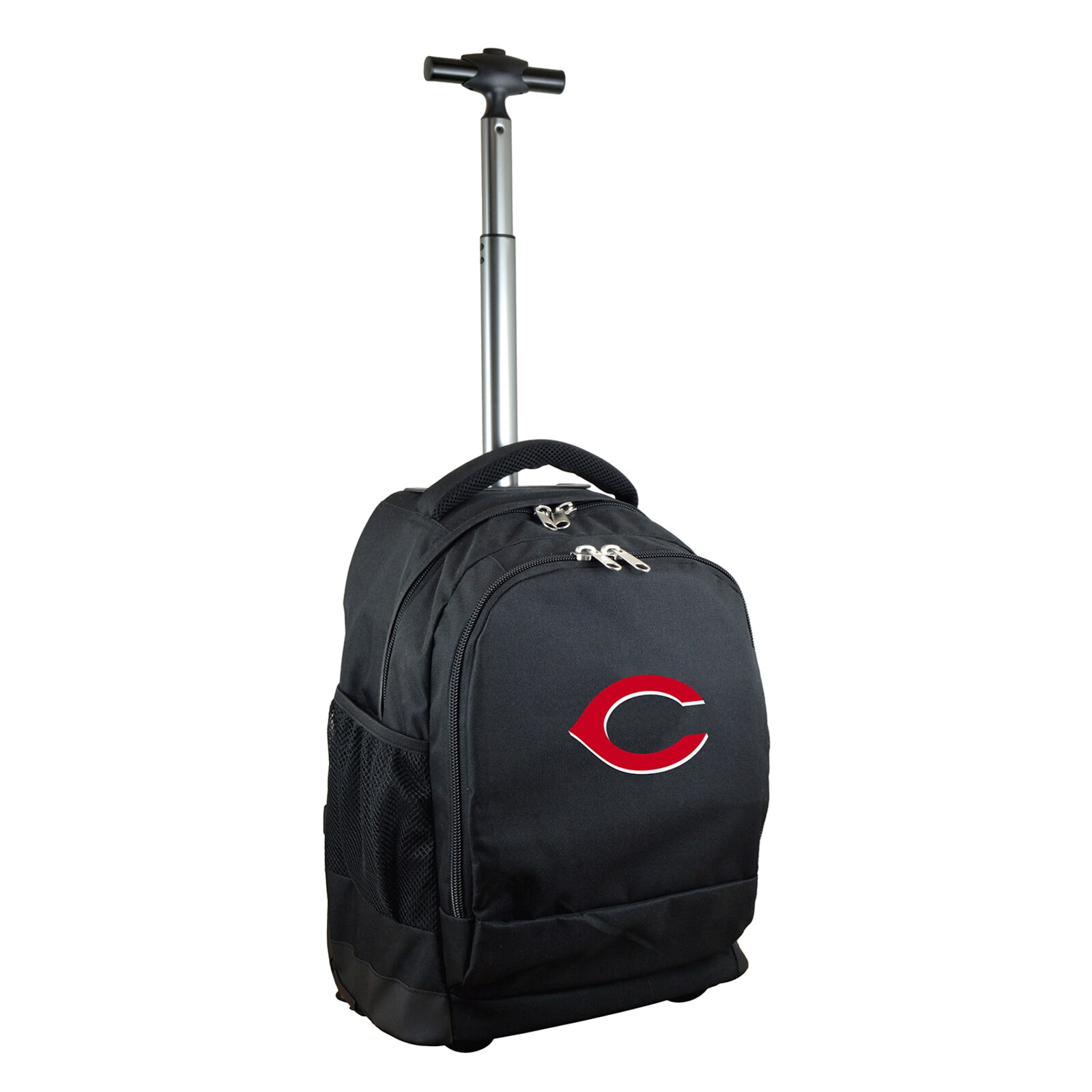 Cincinnati Reds 블랙 19인치 프리미엄 바퀴형 백팩 상세 이미지 2