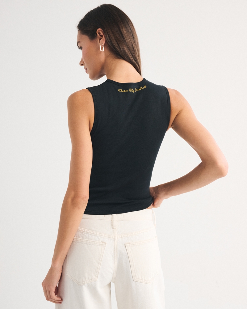 Baltimore Ravens Bra-Free Rib High-Neck Tank 상세 이미지 5