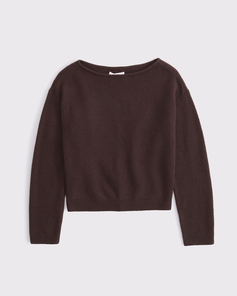 Merino Wool-Blend Slash Sweater 상세 이미지 6