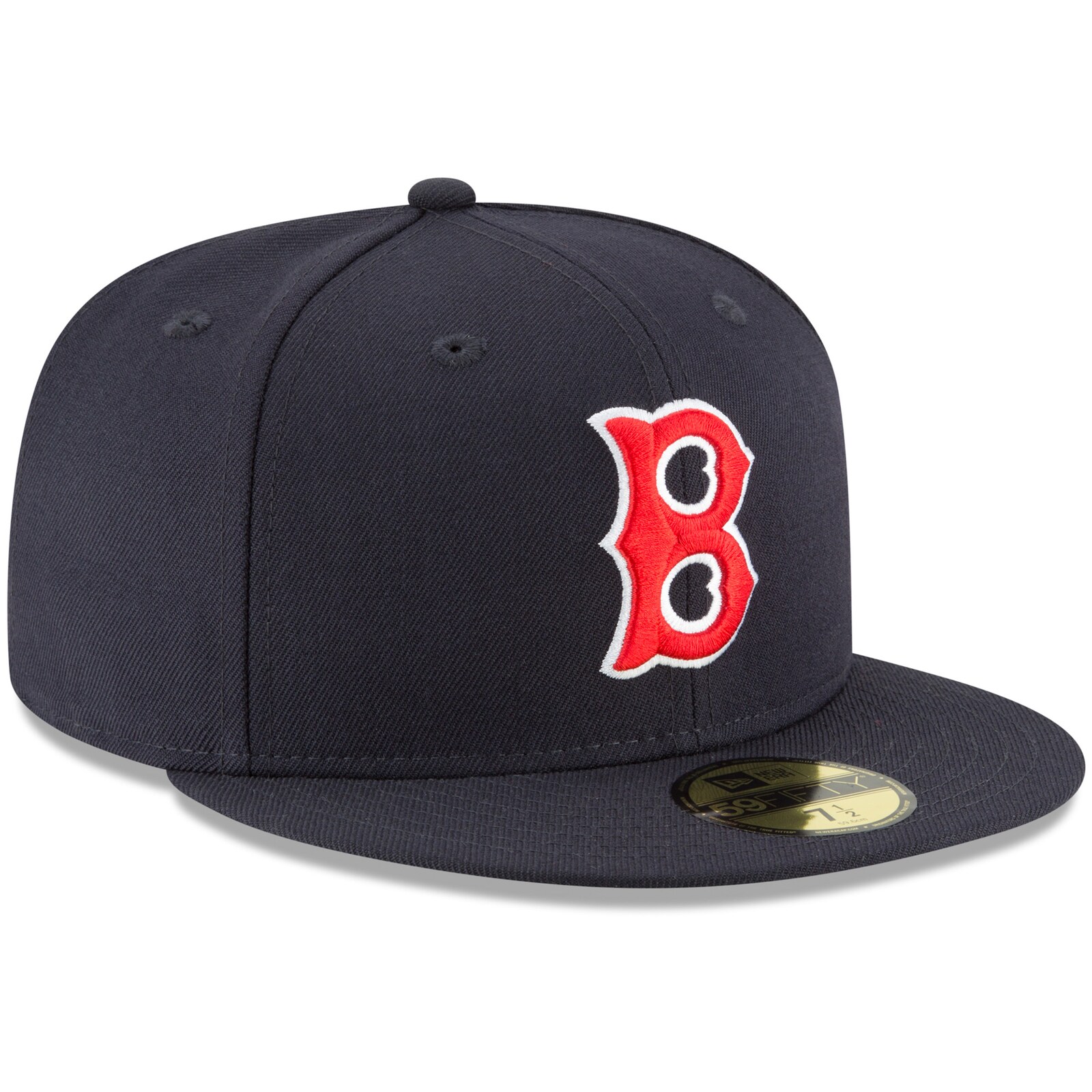 남성용 Boston Red Sox New Era 네이비 쿠퍼스타운 컬렉션 울 59FIFTY 피티드 모자 상세 이미지 4