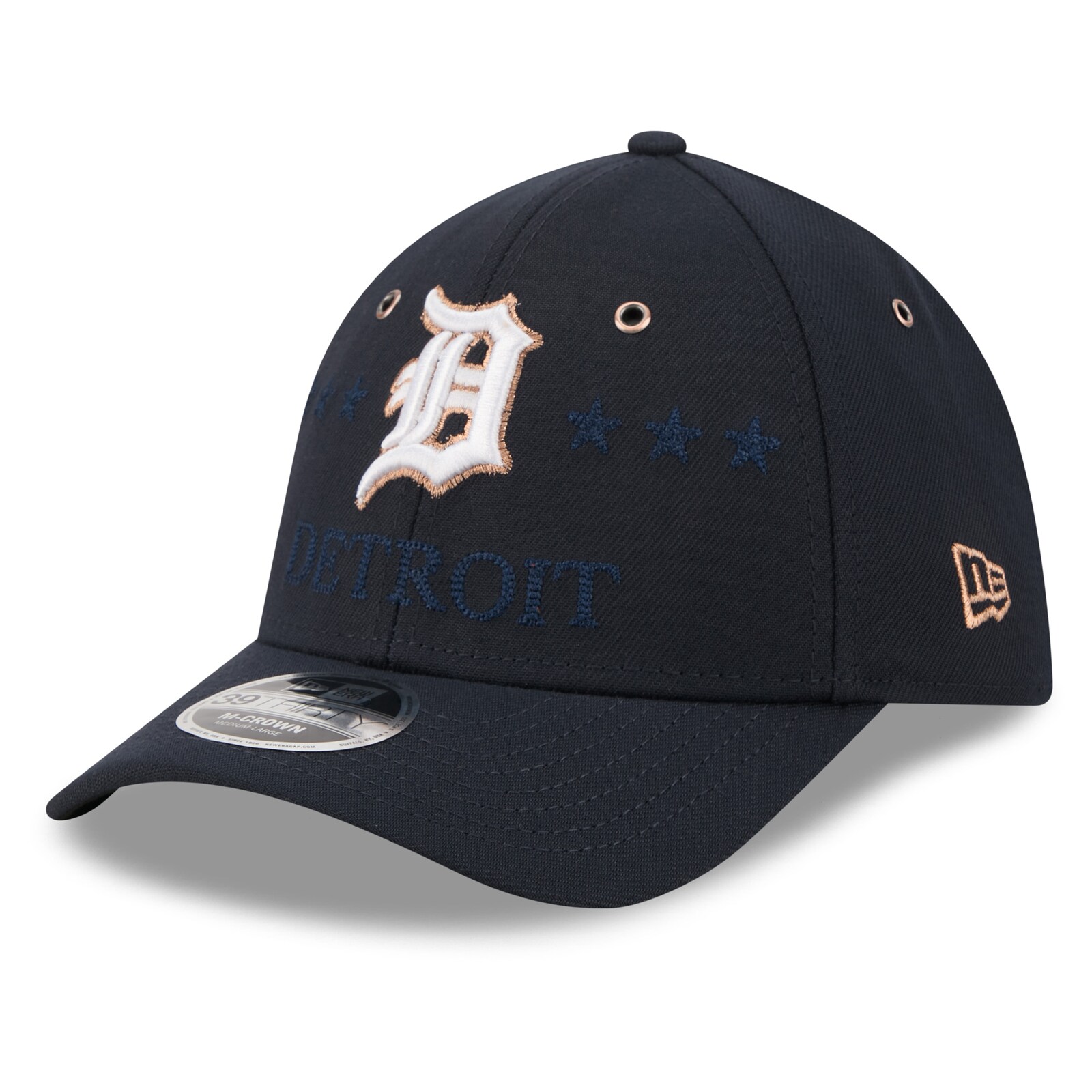 남성용 디트로이트 타이거스 New Era 네이비 2026 MLB 올스타전 39THIRTY 플렉스 모자 상세 이미지 4