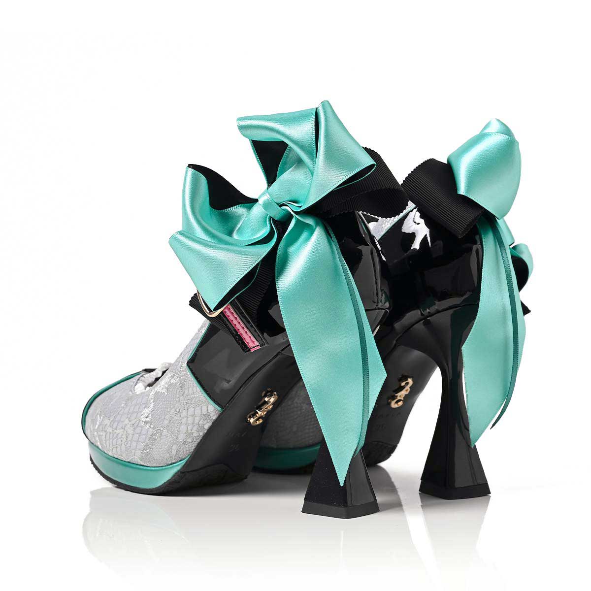 (Goods - Footwear) HATSUNE MIKU ICONIQUE 슈즈 오브제 펌프스 상세 이미지 5