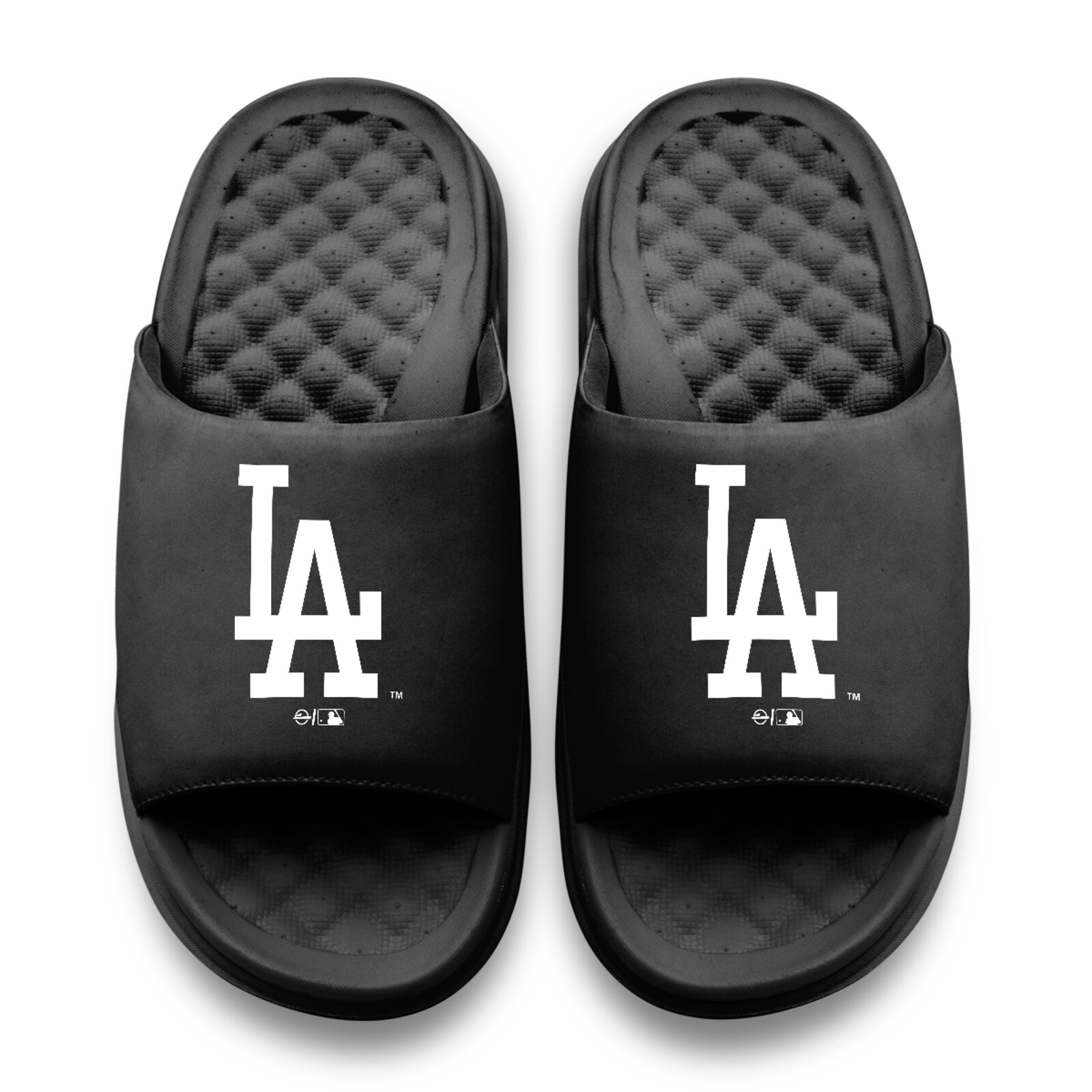 아동용 Los Angeles Dodgers ISlide 블랙 Alternate Motive 슬라이드 샌들 상세 이미지 3