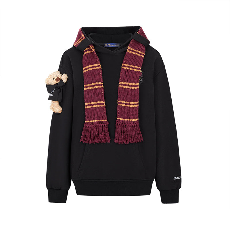 Harry Potter × 13DE MARZO 호그와트 4개 기숙사 베어 머플러 스웨터 상세 이미지 9