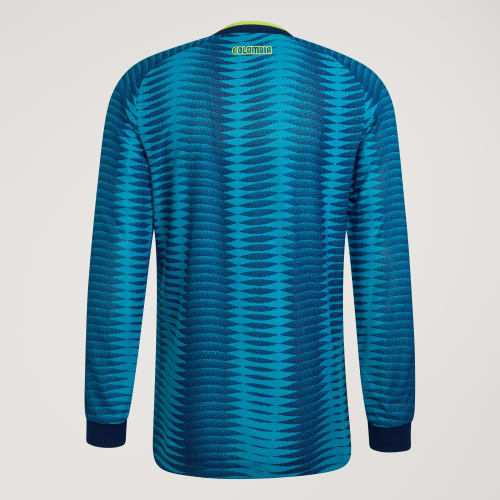 Colombia 26 Away Authentic Long Sleeve Jersey 상세 이미지 5