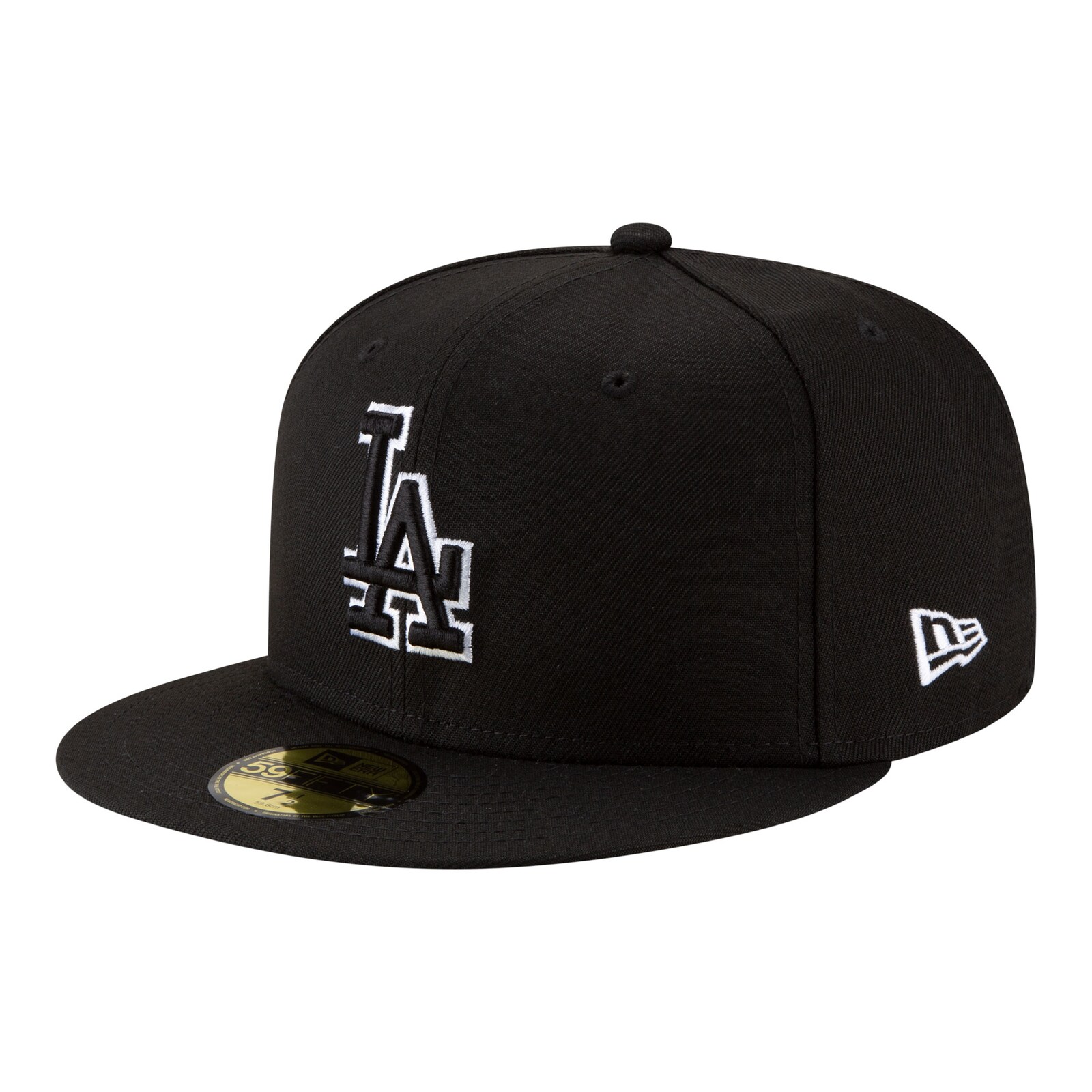 남성용 Los Angeles Dodgers New Era 블랙 Blue Heaven On Earth 스타디움 패치 59FIFTY 핏 모자 상세 이미지 4
