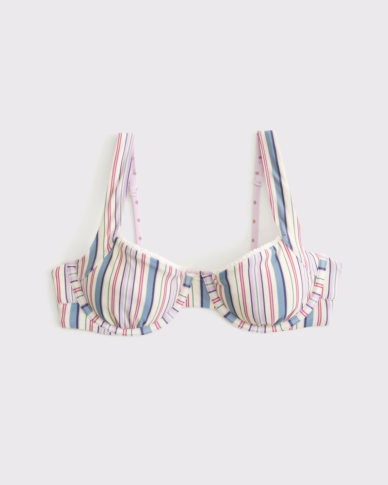 Reversible Wide Strap Underwire Bikini Top 상세 이미지 7