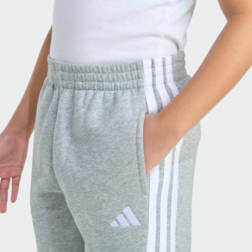 Elastic Waistband 3-Stripe Heather Fleece Jogger 상세 이미지 5