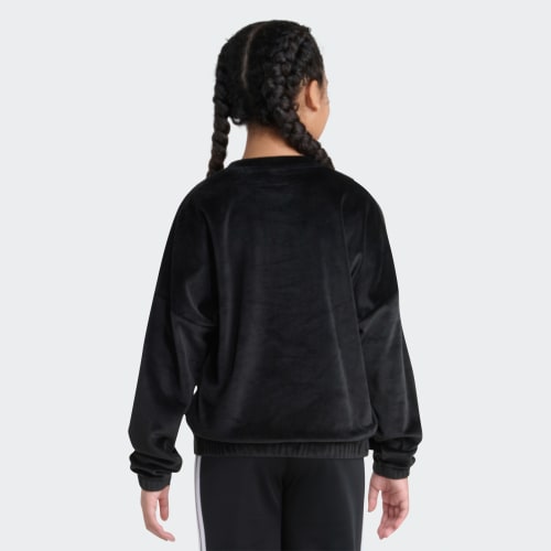 Velour Crew Neck Sweatshirt 상세 이미지 2