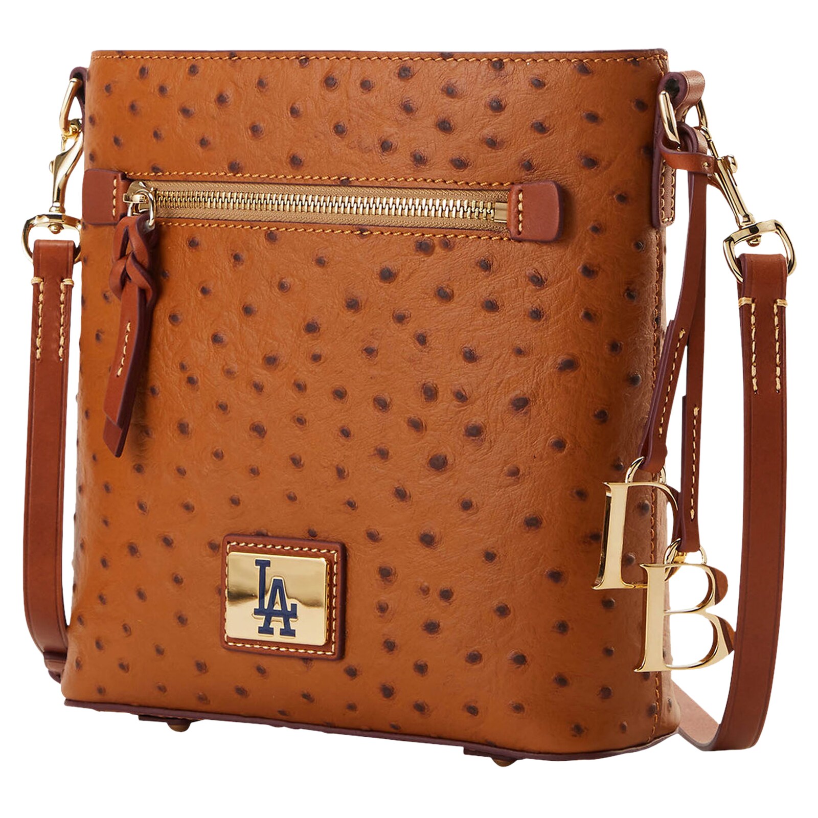 Los Angeles Dodgers Dooney & Bourke 지퍼 크로스바디 가방 상세 이미지 3