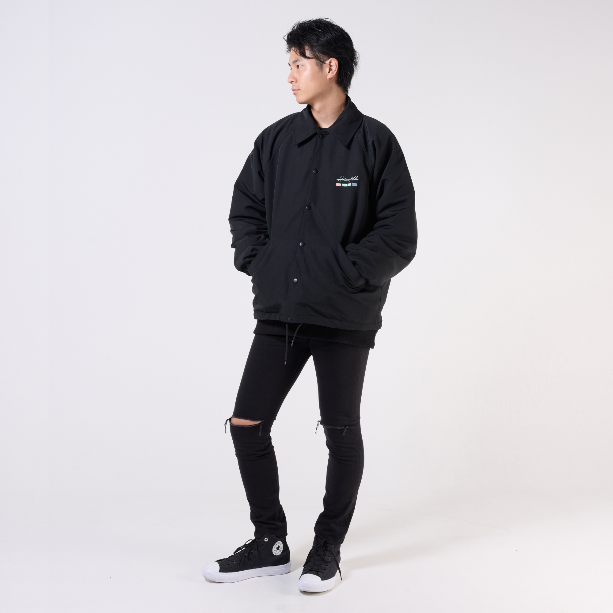(Goods - Outerwear) Hatsune Miku 인조 퍼 안감 코치 재킷 상세 이미지 10