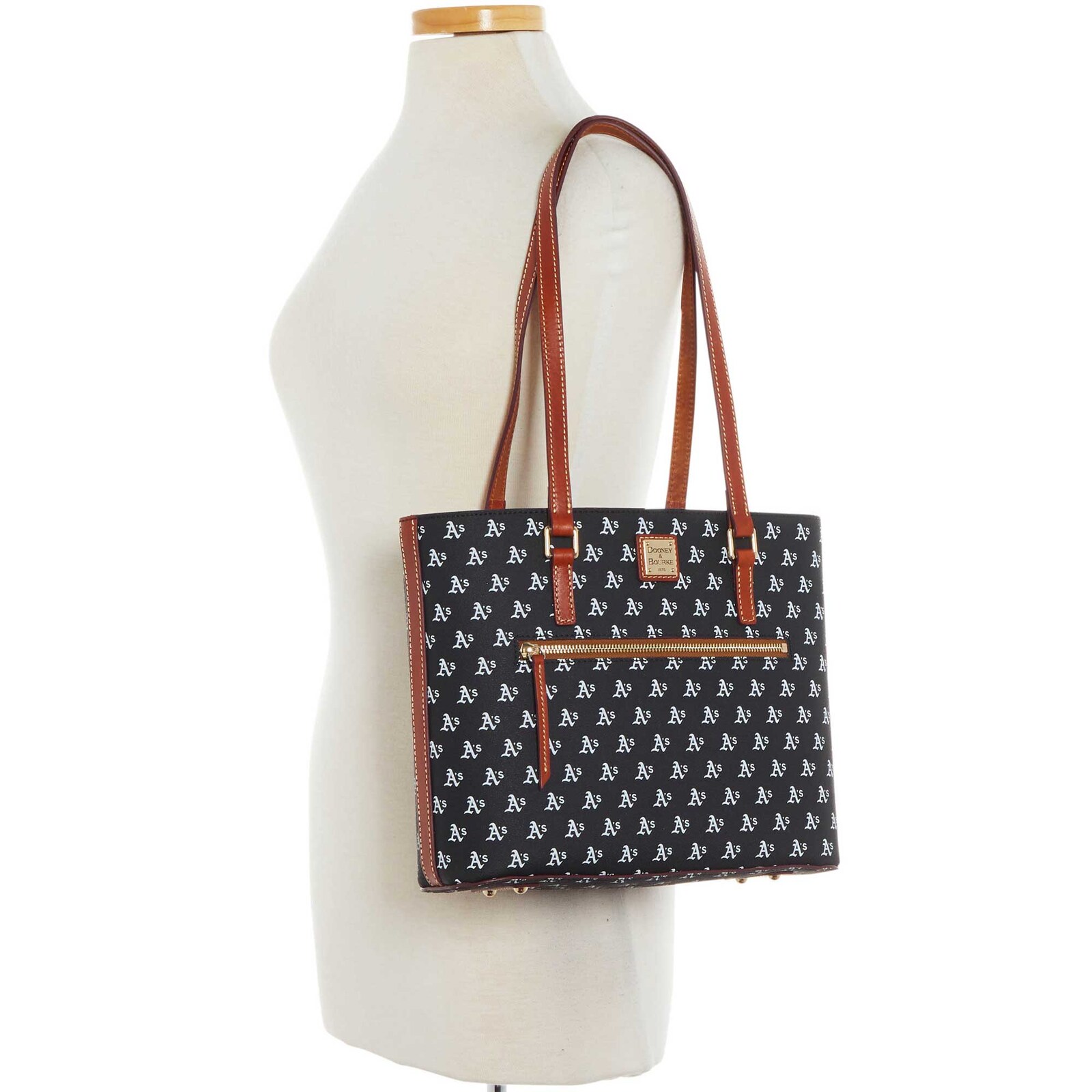 Athletics Dooney & Bourke Signature 쇼퍼 지갑 상세 이미지 5