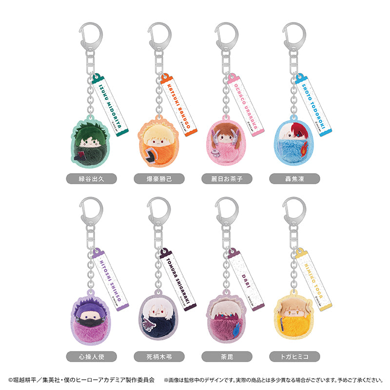 (1BOX=8)(굿즈 - 키링) My Hero Academia Kurumitapinui 키링 Vol. 1