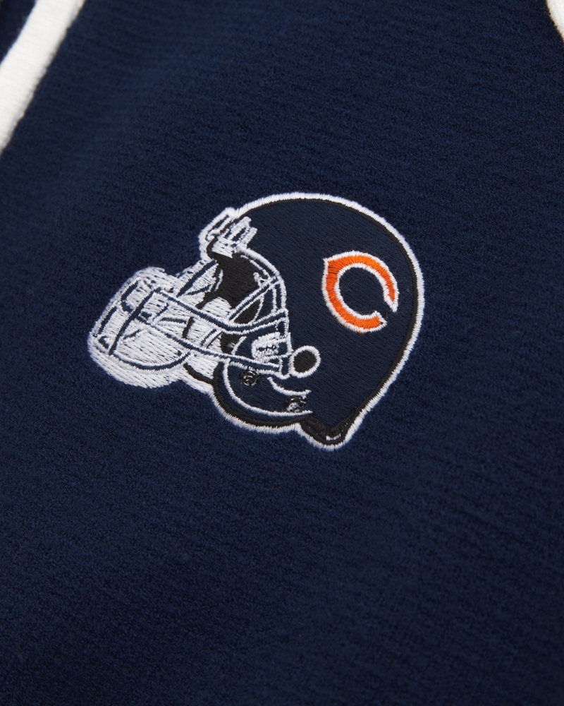 Chicago Bears Mockneck Zipper Cardigan 상세 이미지 10
