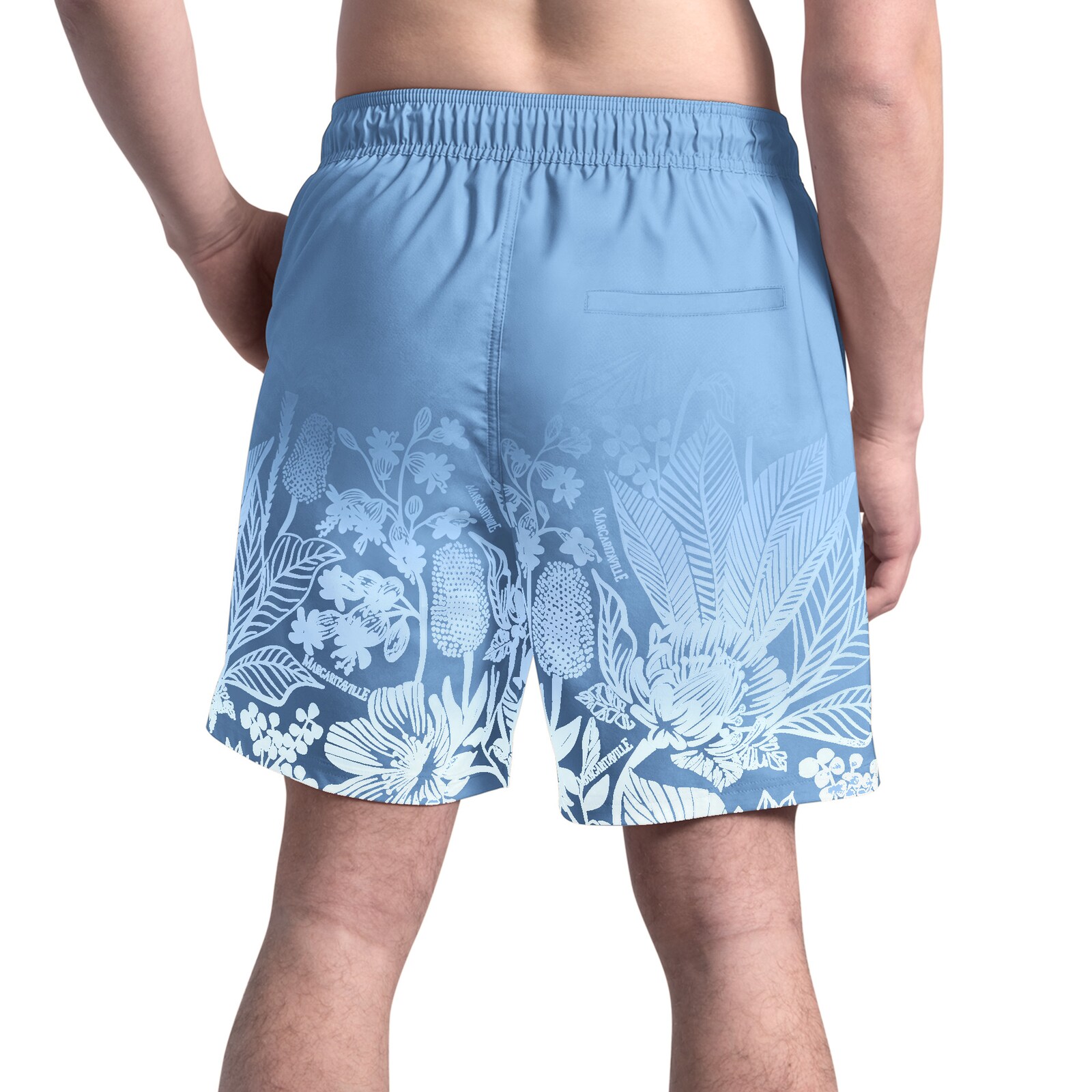 남성용 Detroit Tigers Margaritaville 블루 Lagoon Fiesta 수영 반바지 상세 이미지 3