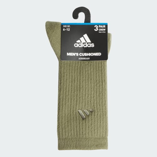 Men's Cushioned Comfort 3-Pack Crew Socks 상세 이미지 2