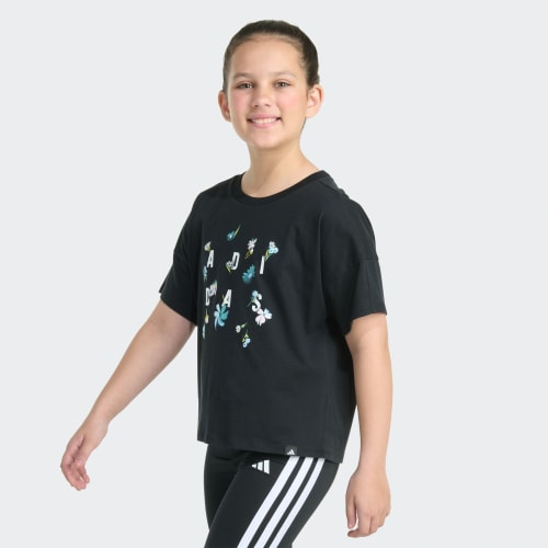 Short Sleeve Drop Shoulder Graphic Tee 상세 이미지 3