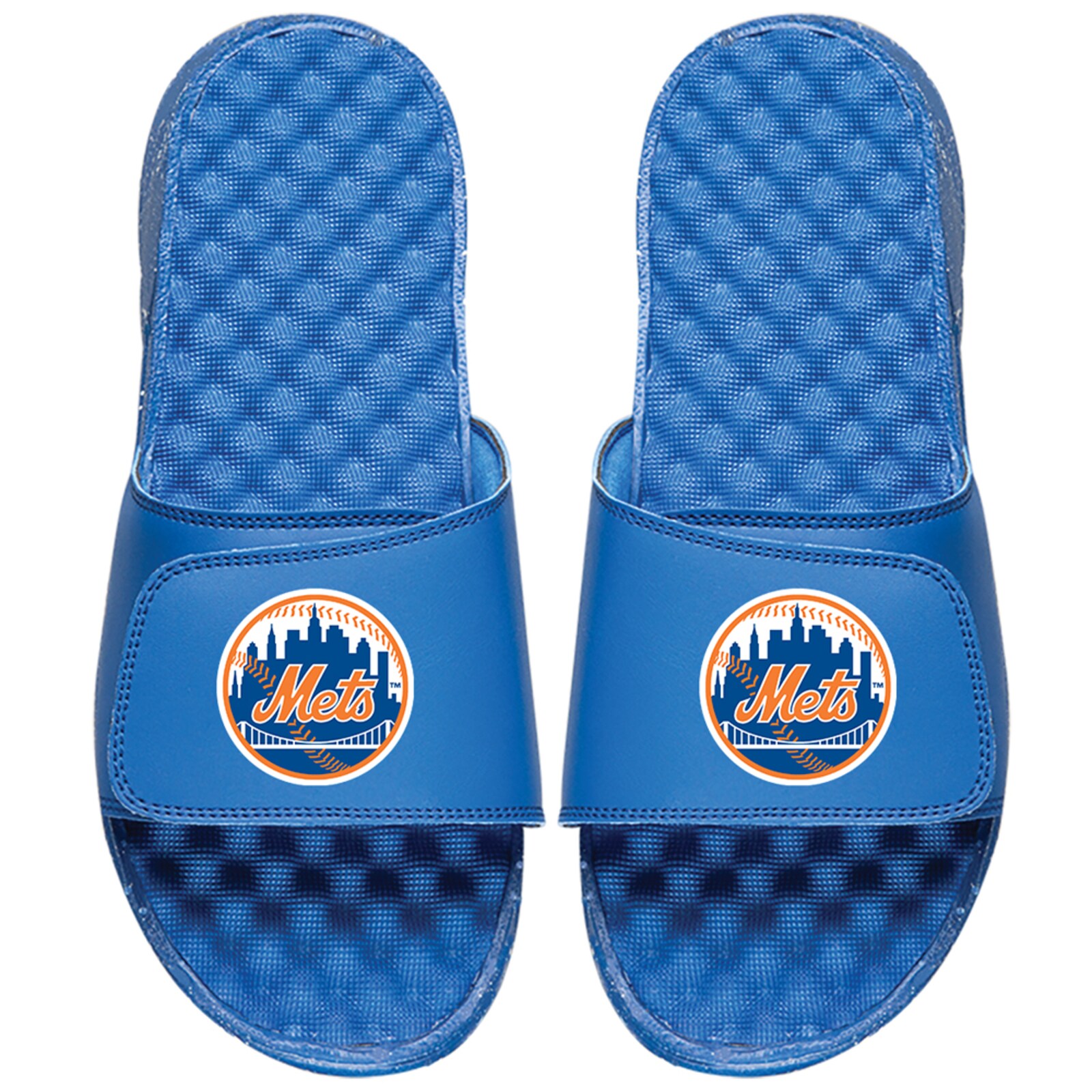 남성용 New York Mets ISlide 로열 프라이머리 로고 슬라이드 샌들