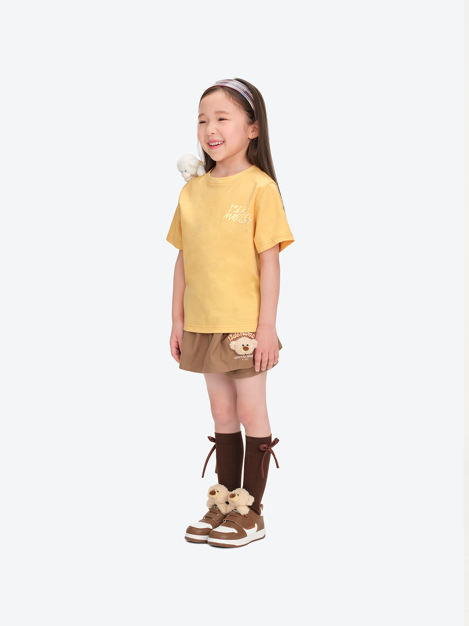 BabyBear 보우 티셔츠 오렌지 상세 이미지 3