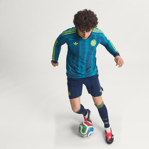 Colombia 26 Away Authentic Long Sleeve Jersey 상세 이미지 8